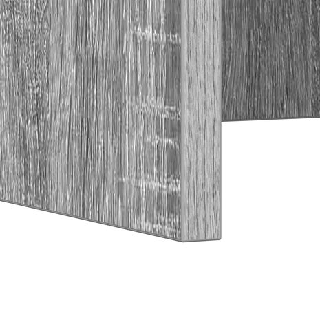 Aan de muur bevestigd bureau Grijs Sonoma 100 x 45 x 30 cm 9