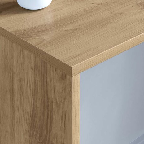 Aan de muur bevestigd bureau Artisan Eiken 100 x 45 x 30 cm 4