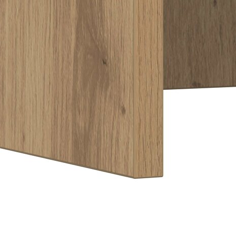 Aan de muur bevestigd bureau Artisan Eiken 100 x 45 x 30 cm 9