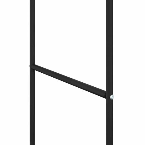 Kledingrek Effen Zwart 9