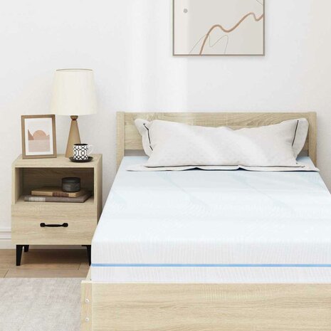 Matras Wit 100 x 200 cm Schuim 7