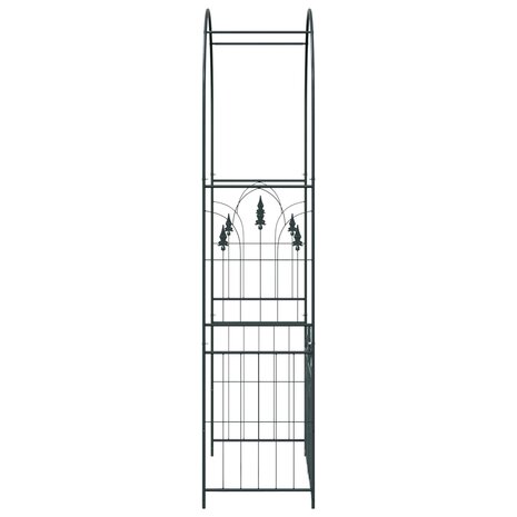 Tuin Boog Effen Zwart 102 x 50 x 218 cm 7