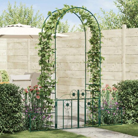 Tuin Boog Effen Groen 203 x 50 x 218 cm 1