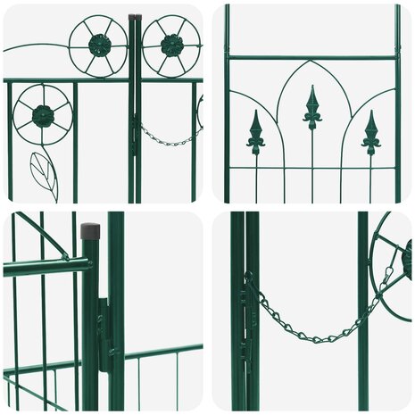 Tuin Boog Effen Groen 203 x 50 x 218 cm 9