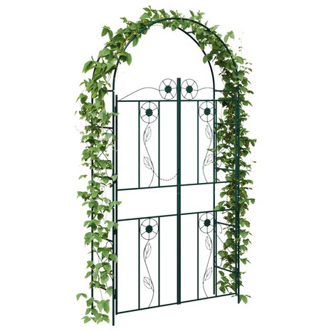 Tuin Boog Effen Groen 3
