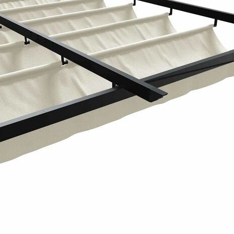 Wandgemonteerde Pergola Cr&egrave;me Staal 7