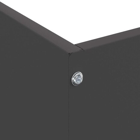 Tuinrand Zwart 50 x 50 x 13 cm Staal 5