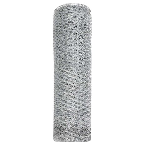 Hexagon Hek Zilver 0,8 x 10 m Gegalvaniseerd staal 6
