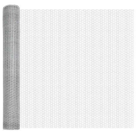 Hexagon Hek Zilver 1,2 x 10 m Gegalvaniseerd staal 5