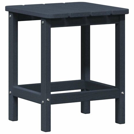 Bijzettafel Marineblauw 38 x 38 x 46 cm Polyetheen 2