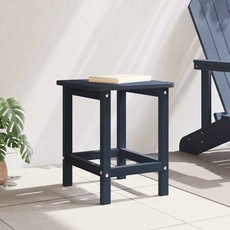 Bijzettafel Marineblauw 38 x 38 x 46 cm Polyetheen 4