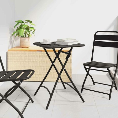 Bistrotafel Antraciet 55 x 55 x 72,5 cm Poedercoating staal 1