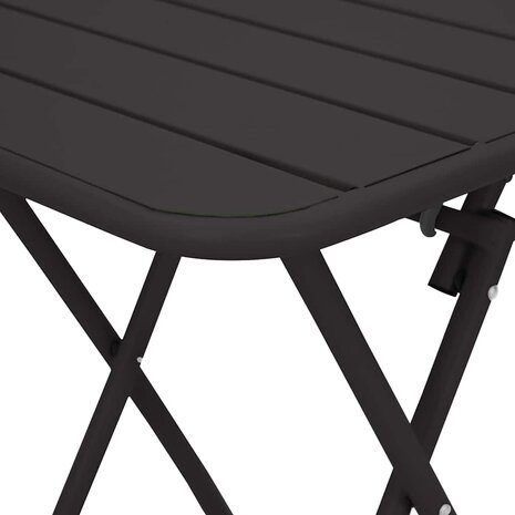 Bistrotafel Antraciet 55 x 55 x 72,5 cm Poedercoating staal 7