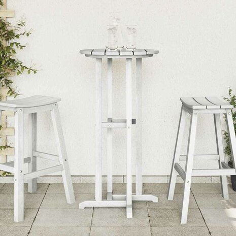 Bartafel Wit 55 x 55 x 107 cm Polyetheen 4