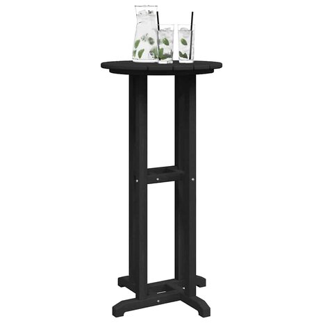 Bartafel Zwart 55 x 55 x 107 cm Polyetheen 3