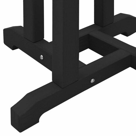 Bartafel Zwart 55 x 55 x 107 cm Polyetheen 9