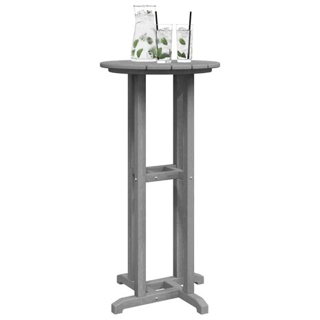 Bartafel Lichtgrijs 55 x 55 x 107 cm Polyetheen 3