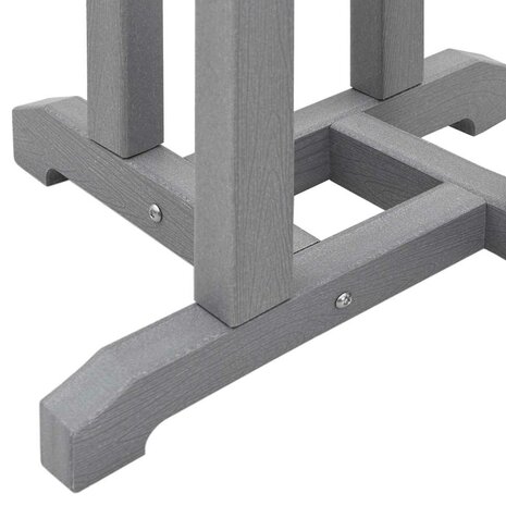 Bartafel Lichtgrijs 55 x 55 x 107 cm Polyetheen 9