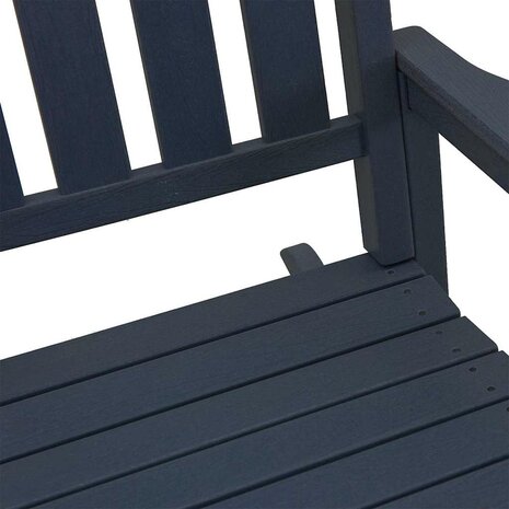 Tuin Schommelstoel Marineblauw 70 x 92 x 108cm HDPE 8