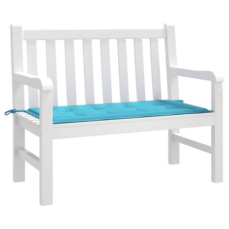 Bankkussen Effen Turquoise 120 x 50 x 3 cm Oxford Stof 3