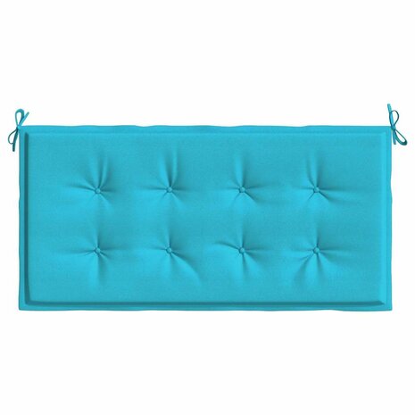 Bankkussen Effen Turquoise 120 x 50 x 3 cm Oxford Stof 6