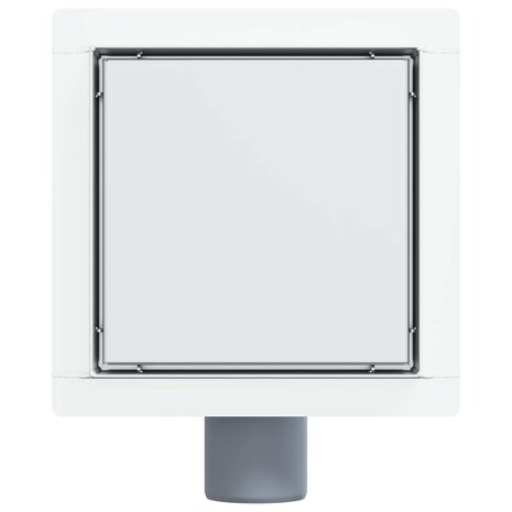 2 in 1 doucheafvoer Zilver 15 x 15 cm Roestvrij staal 304 7