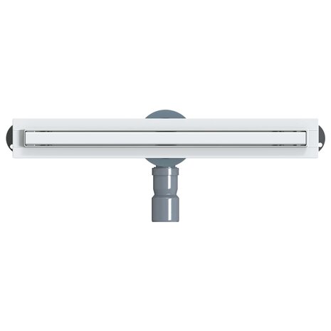360&deg; Doucheafvoer Met Slank Model Zilver 50 cm 7