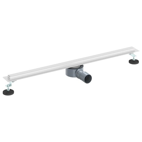 360&deg; Doucheafvoer Met Slank Model Zilver 80 cm 2