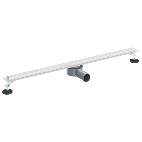 360&deg; Doucheafvoer Met Slank Model Zilver 90 cm 2
