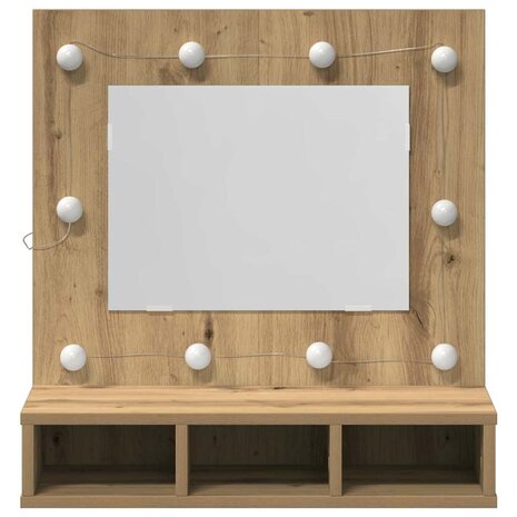 Spiegelkast Artisan Eiken 60 x 31,5 x 62 cm Bewerkt hout 5