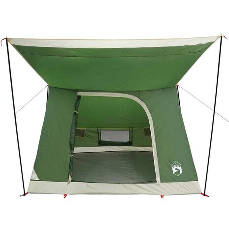 Camping Tent met dak met opslag Groen 282 x 225 x 154 cm taft 4
