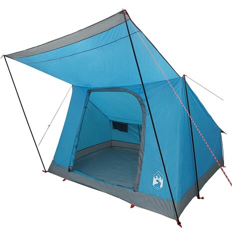 Camping Tent met dak met opslag Blauw 282 x 225 x 154 cm taft 2