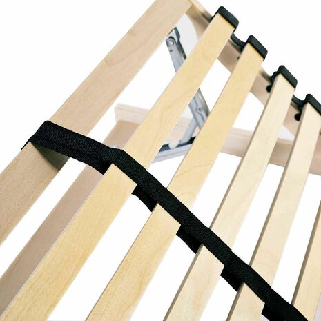 Lattenbodem Bruin 100 x 190 cm Massief beukenhout 4