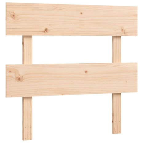 Seniorenbed met hoofdbord massief hout 8