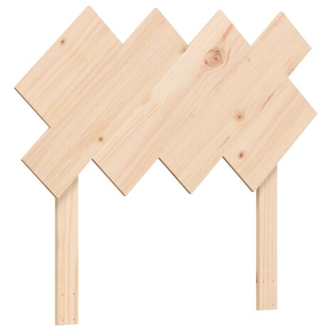 Seniorenbed met hoofdbord massief hout 8