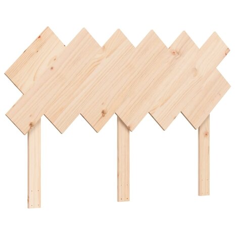 Seniorenbed met hoofdbord massief hout 8