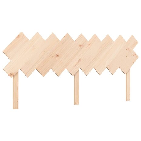 Seniorenbed met hoofdbord massief hout 8
