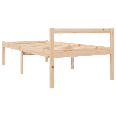 Seniorenbed massief grenenhout 90x190 cm 5
