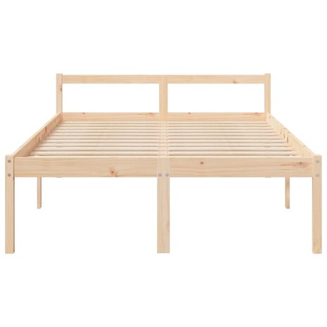 Seniorenbed massief grenenhout 135x190 cm 4