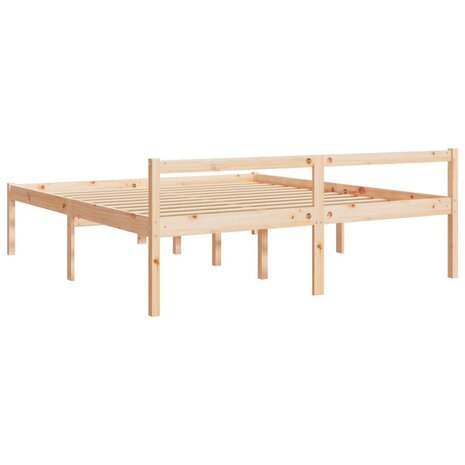 Seniorenbed massief grenenhout 180x200 cm 6