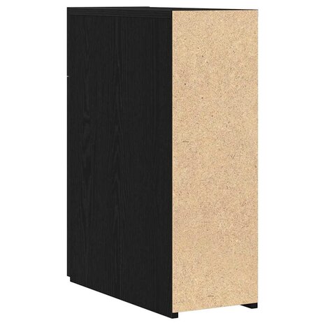 Apothekerskast Zwart eiken 20 x 45.5 x 60 cm Bewerkt hout 8