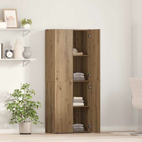 Kantoorkast Artisan Eiken 70 x 32 x 77.5 cm Bewerkt hout 4