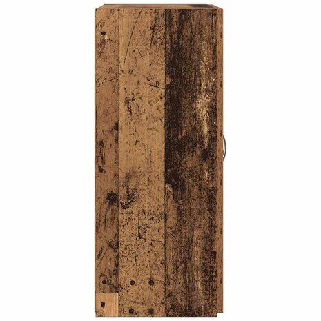 Kantoorkast Zwart Eiken 70 x 32 x 77.5 cm Bewerkt hout 7