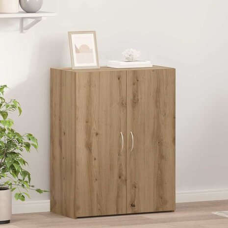 Kantoorkast met plank Oudhout 70 x 32 x 77.5 cm Bewerkt hout 1