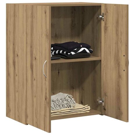 Kantoorkast met plank Oudhout 70 x 32 x 77.5 cm Bewerkt hout 3