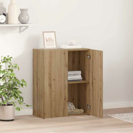 Kantoorkast met plank Oudhout 70 x 32 x 77.5 cm Bewerkt hout 4