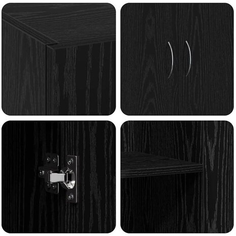 Kantoorkast Artisan Eiken 70 x 32 x 77.5 cm Bewerkt hout 9