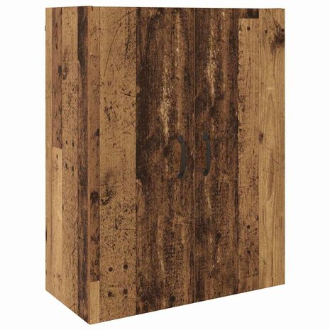 Opbergkast Wandgemonteerd Oud hout 69,5 x 34 x 90 cm 2