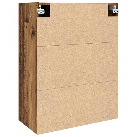 Opbergkast Wandgemonteerd Oud hout 69,5 x 34 x 90 cm 8