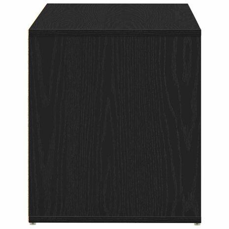 Bank met lade met opslag Zwart 80 x 40 x 45 cm Bewerkt hout 8